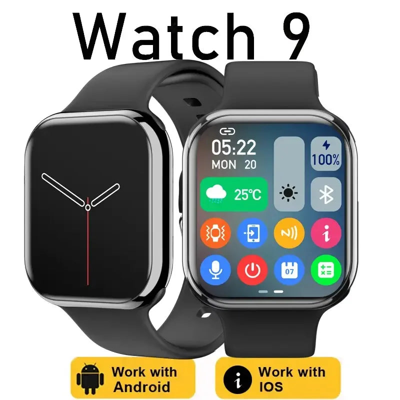 Smart Watch Series 9 Men Blood Pressure BT Call NFC Sleep monitoring Wireless Charge Women Sport Smartwatch For IOS Android