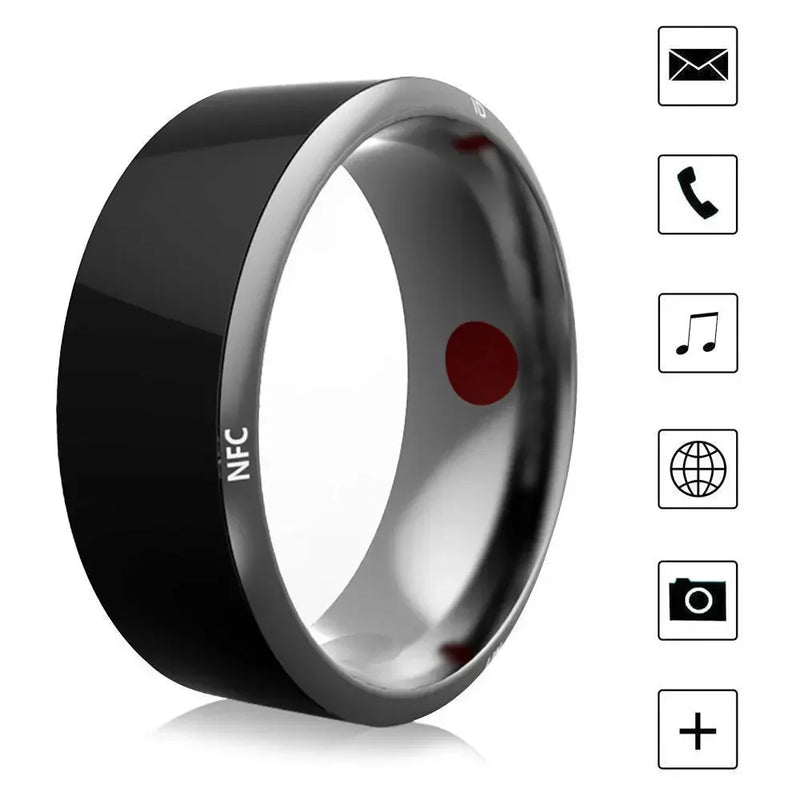 Smart Ring Multifuncional Eletrônico Bluetooth Anel IC Regravável Analógico Cartão de Acesso Tag Chave Ip68 À Prova D'Água Inteligente Vestível