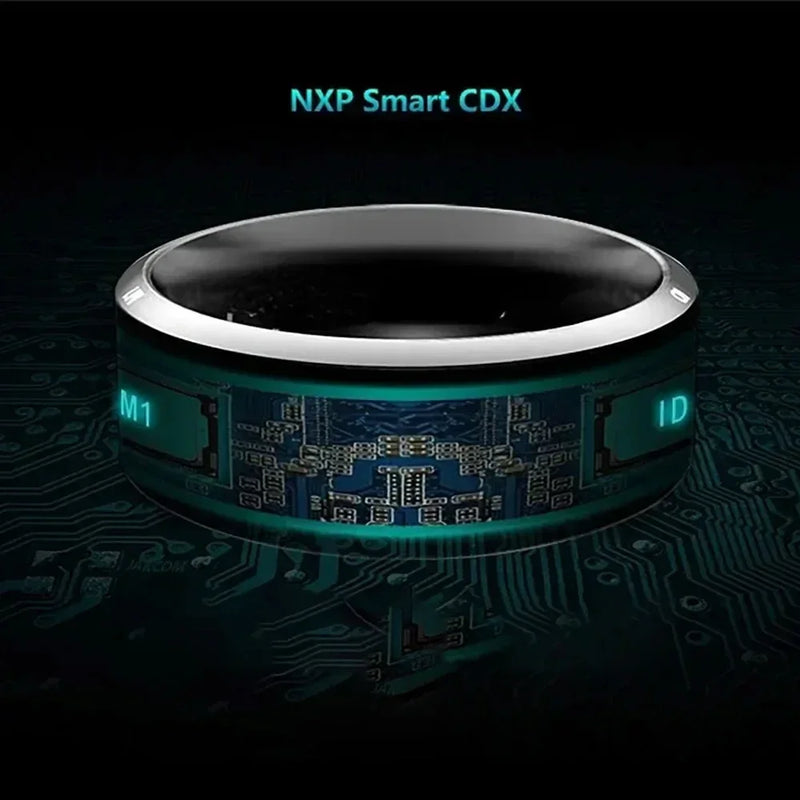 Smart Ring Multifuncional Eletrônico Bluetooth Anel IC Regravável Analógico Cartão de Acesso Tag Chave Ip68 À Prova D'Água Inteligente Vestível